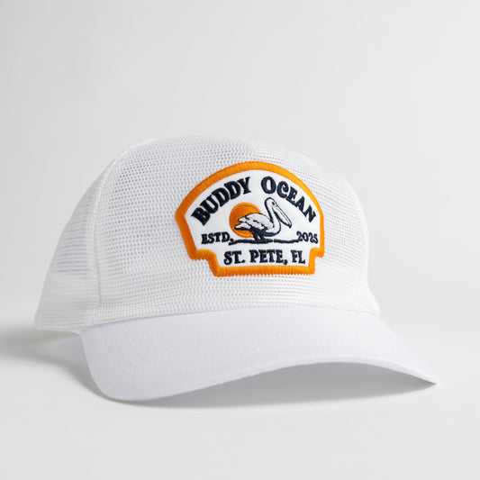 Pelican Breeze Snapback - White