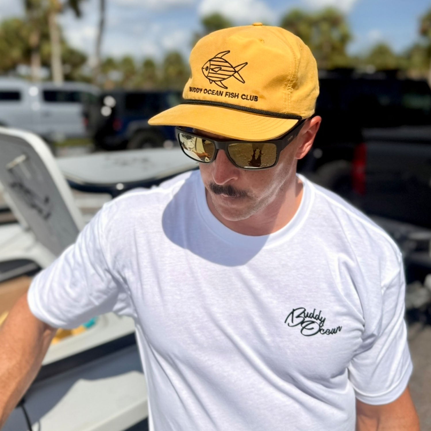 Buddy Ocean Fish Club Unstructured Snapback