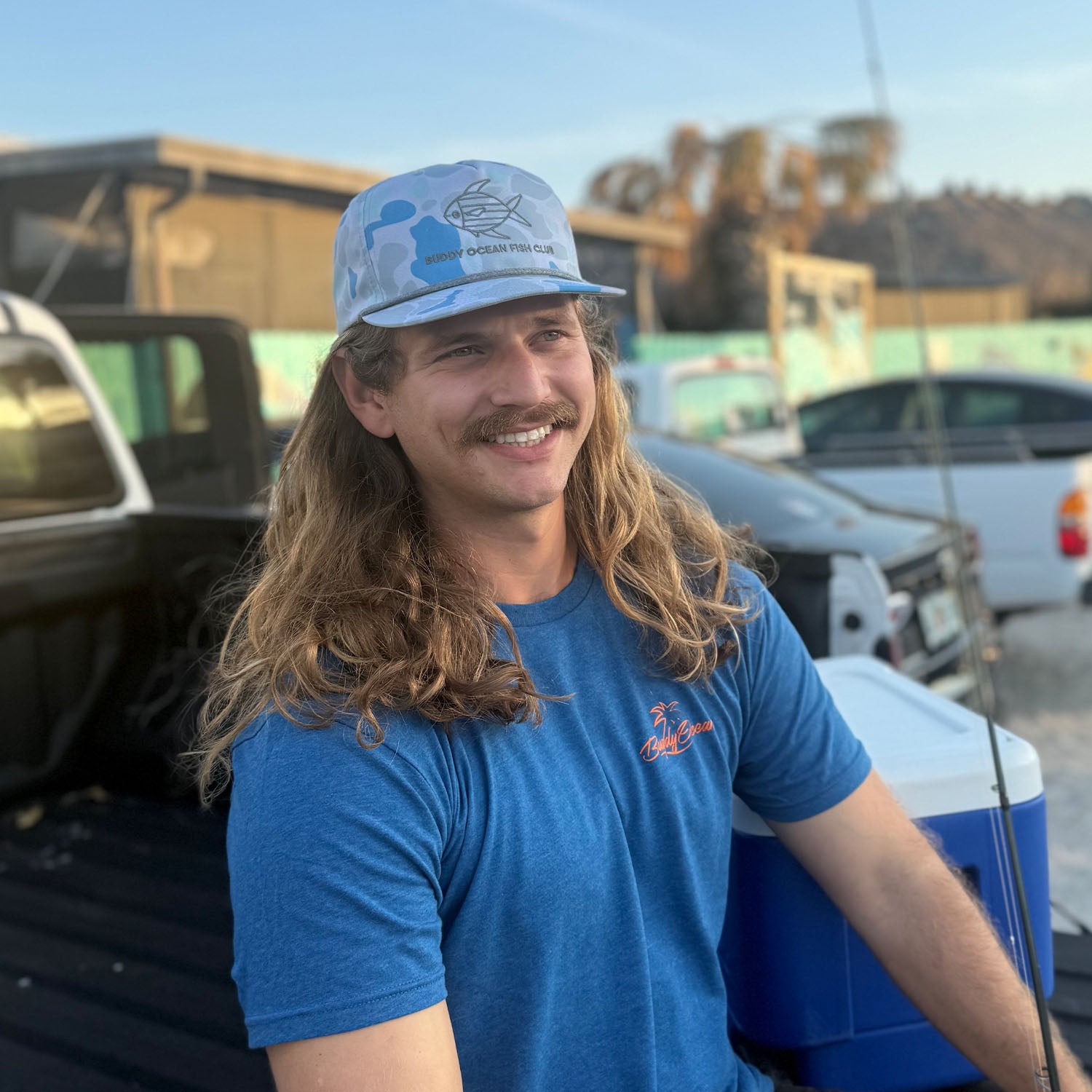 Buddy Ocean Fish Club Unstructured Snapback