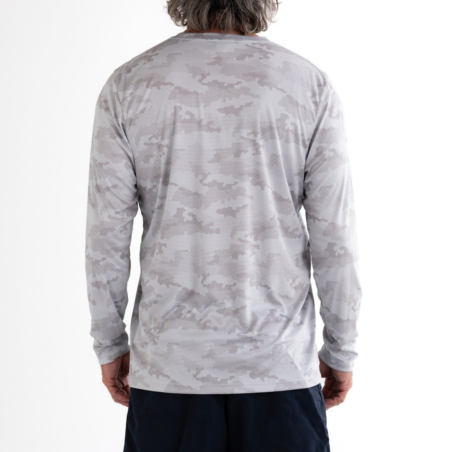 Tidal Camo Performance Sun Shirt - White
