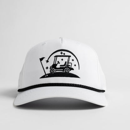 Fairway Rider Snapback - White