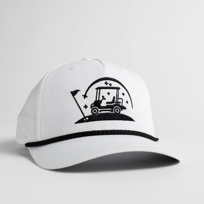 Fairway Rider Snapback - White