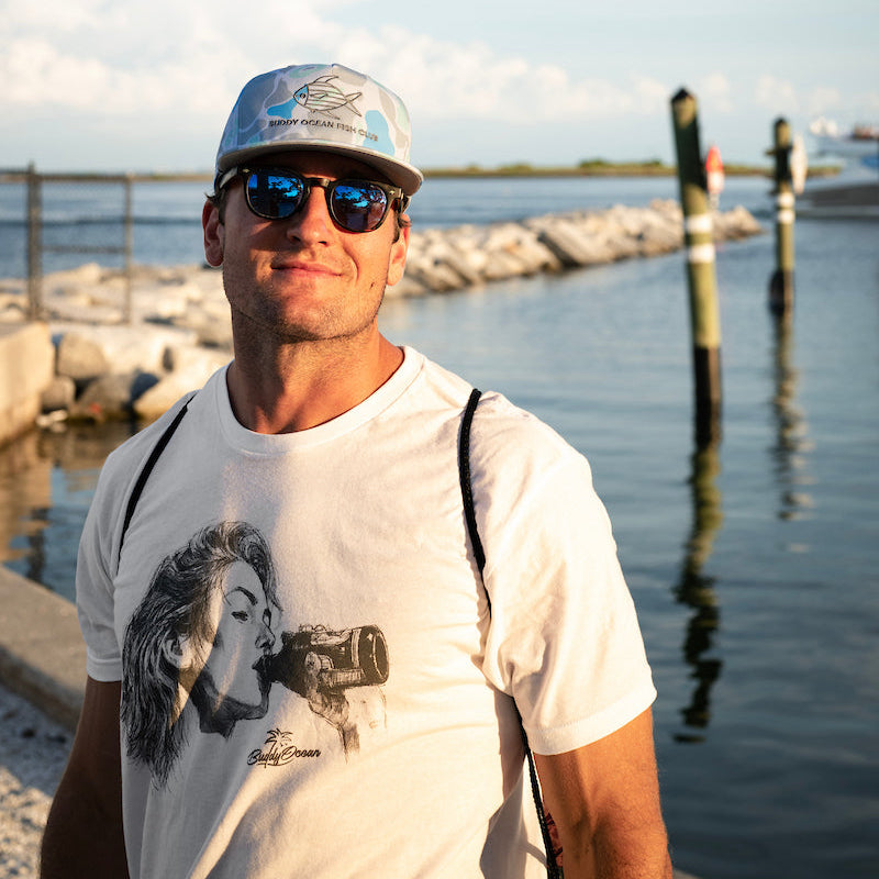 Buddy Ocean Fish Club Unstructured Snapback