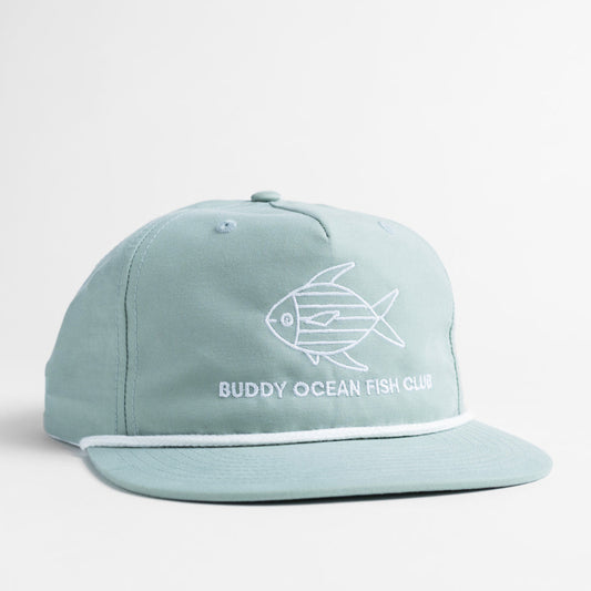 Buddy Ocean Fish Club Unstructured Snapback - Sea Foam