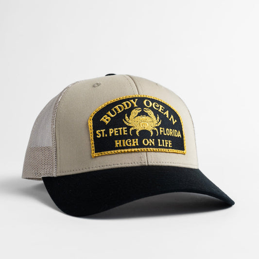 Gold Crab Snapback