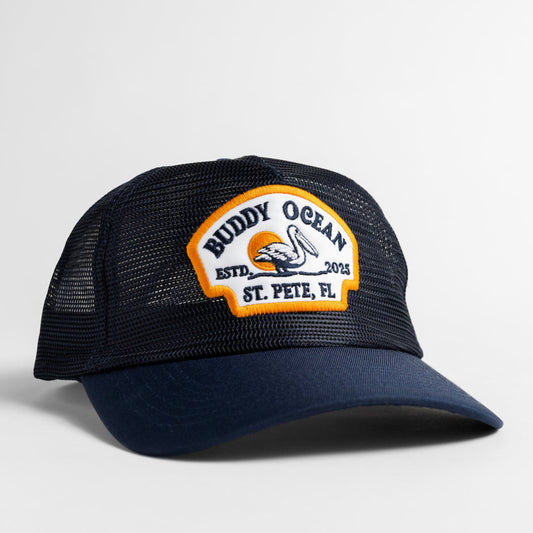Pelican Breeze Snapback - Navy