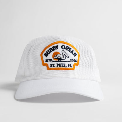 Pelican Breeze Snapback - White