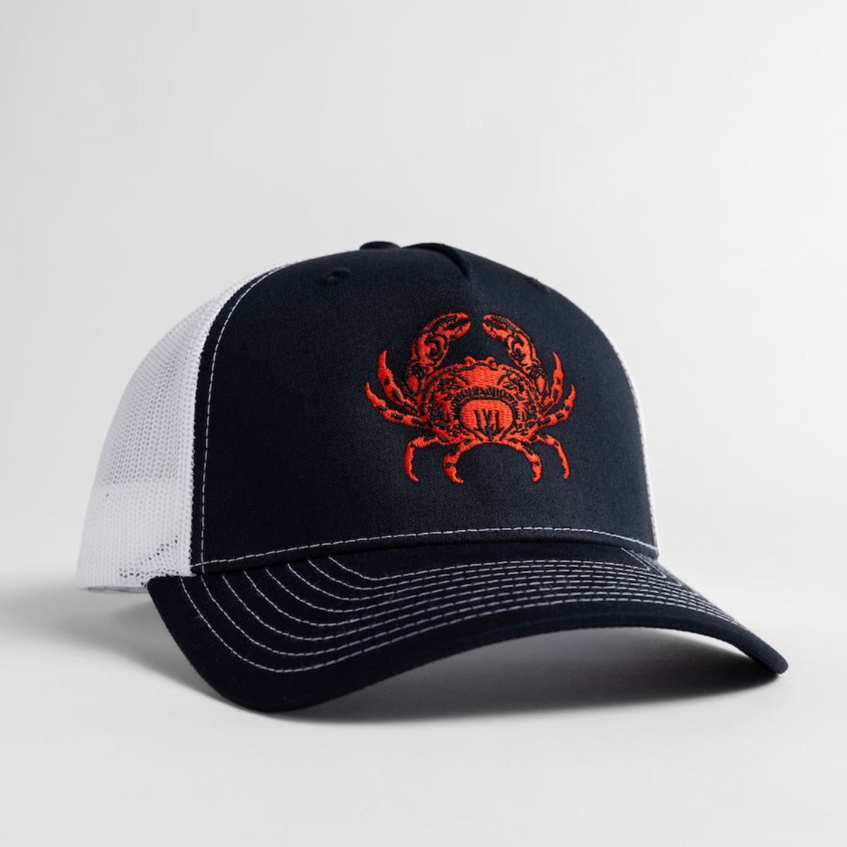 Red Crab Mesh Snapback